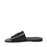 Slide in pelle con logo DG A80397 AO60280999 DOLCE & GABBANA 