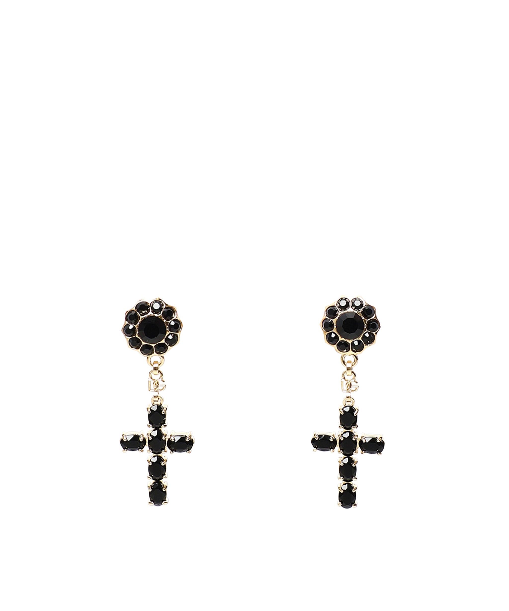 Orecchini pendenti con croci in strass WEQ4S3 W1111N0011 DOLCE & GABBANA 