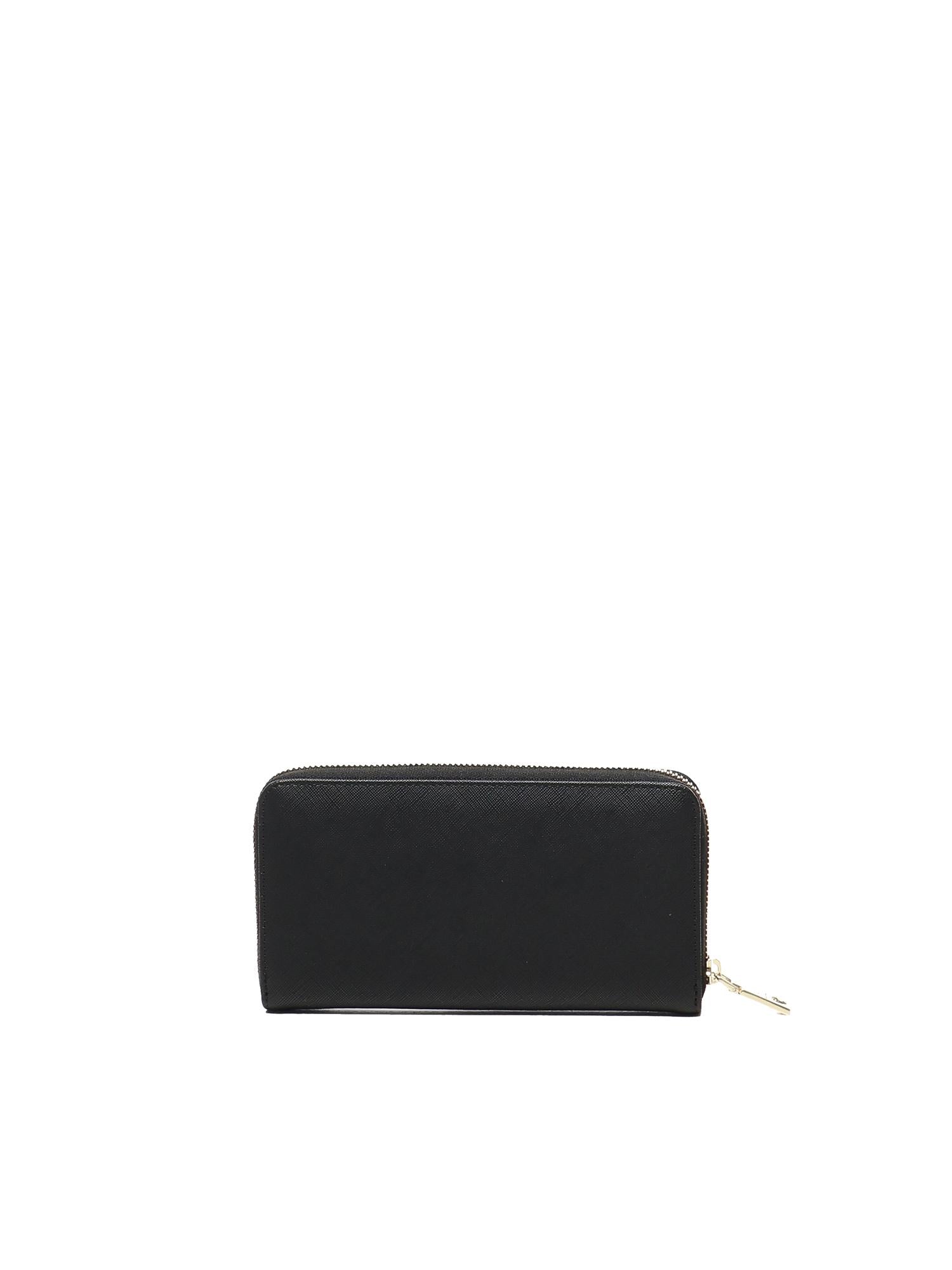 Portafoglio con logo lettering JC5730PP0LKL0 000 LOVE MOSCHINO 