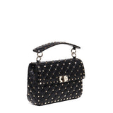Borsa Media Rockstud Spike in nappa 6W2B0122 NAP0NO VALENTINO GARAVANI 