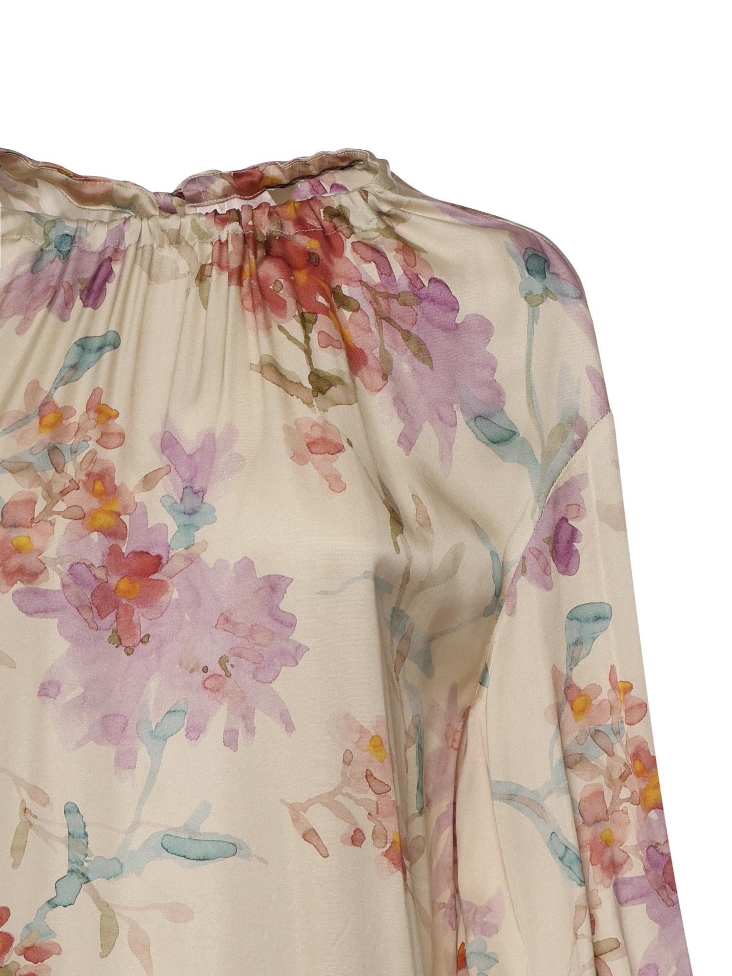 Blusa con stampa floreale BL000034D 12789P9999 HERNO 