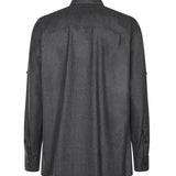 Camicia in stuoia lana mélange G5NI3T FURNCN0141 DOLCE & GABBANA 