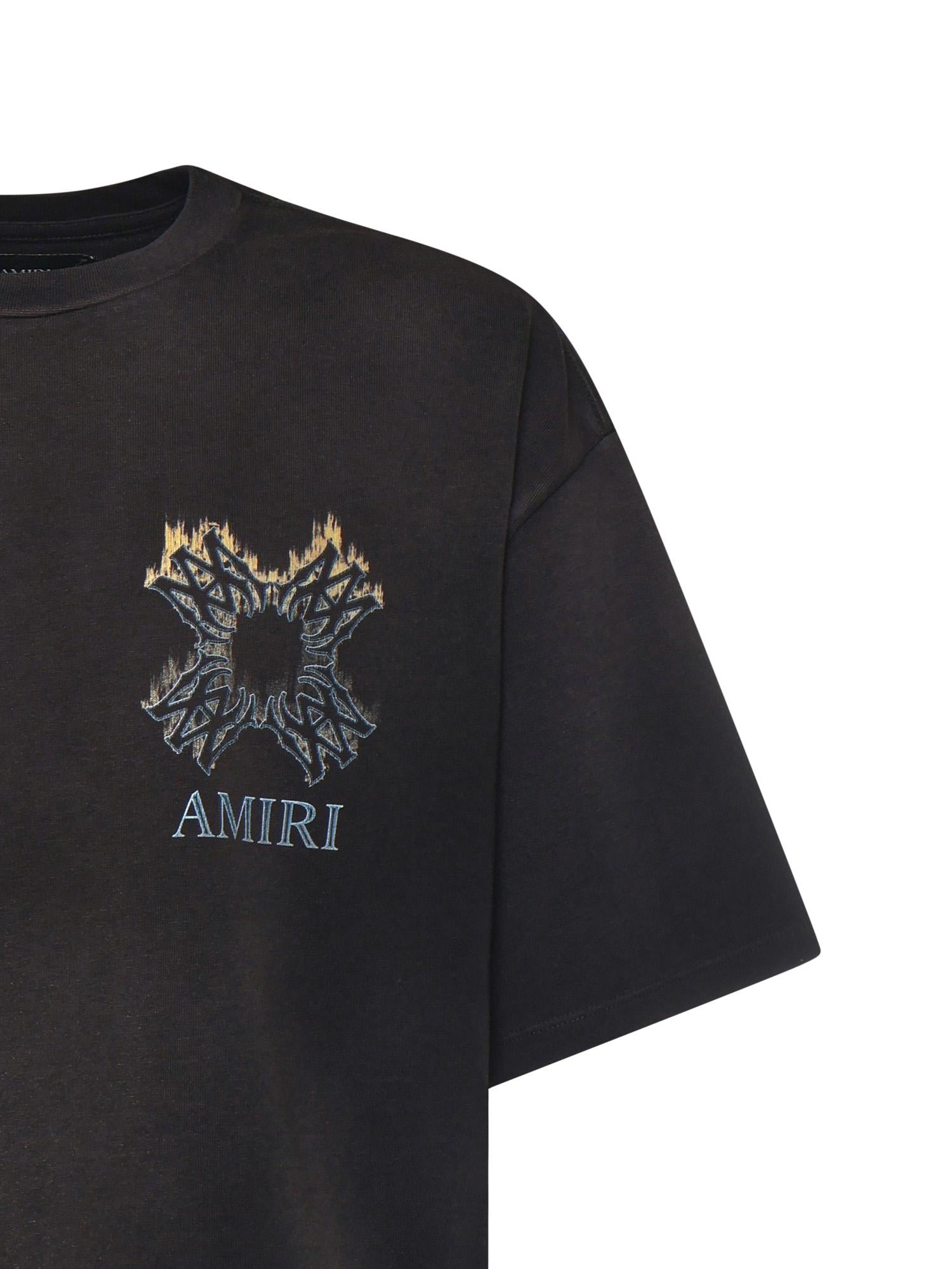 T-shirt con stampa in cotone AMTOJR1112 001 AMIRI 