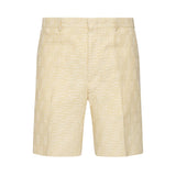 Bermuda in Jacquard FF di lino FB0821 AU6YF0PKL FENDI 