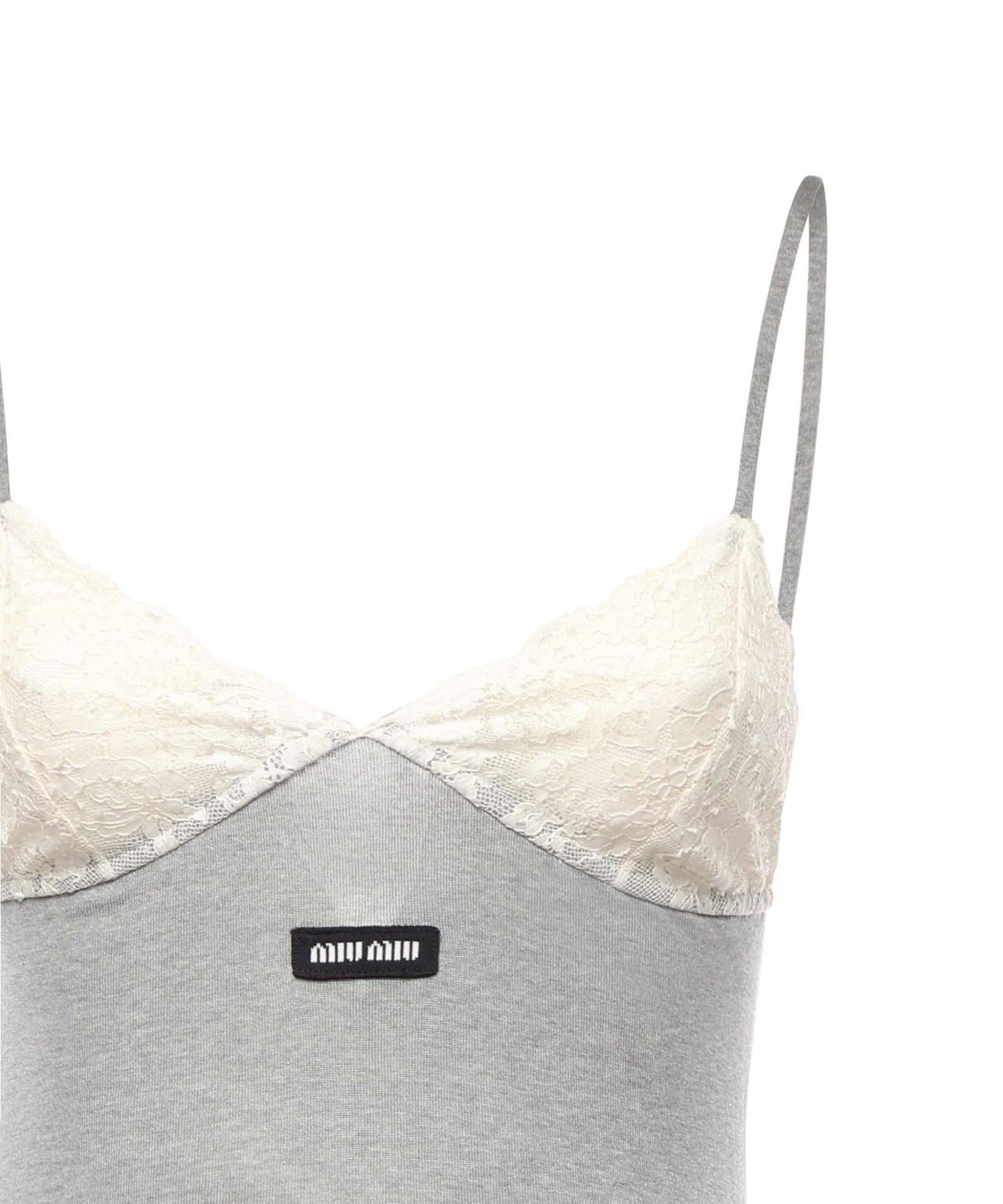 Abito in jersey di seta MF6233 19E1F0031 MIU MIU 