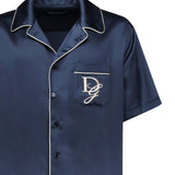 Camicia con ricamo logo G5LH3Z FU1AUB6712 DOLCE & GABBANA 
