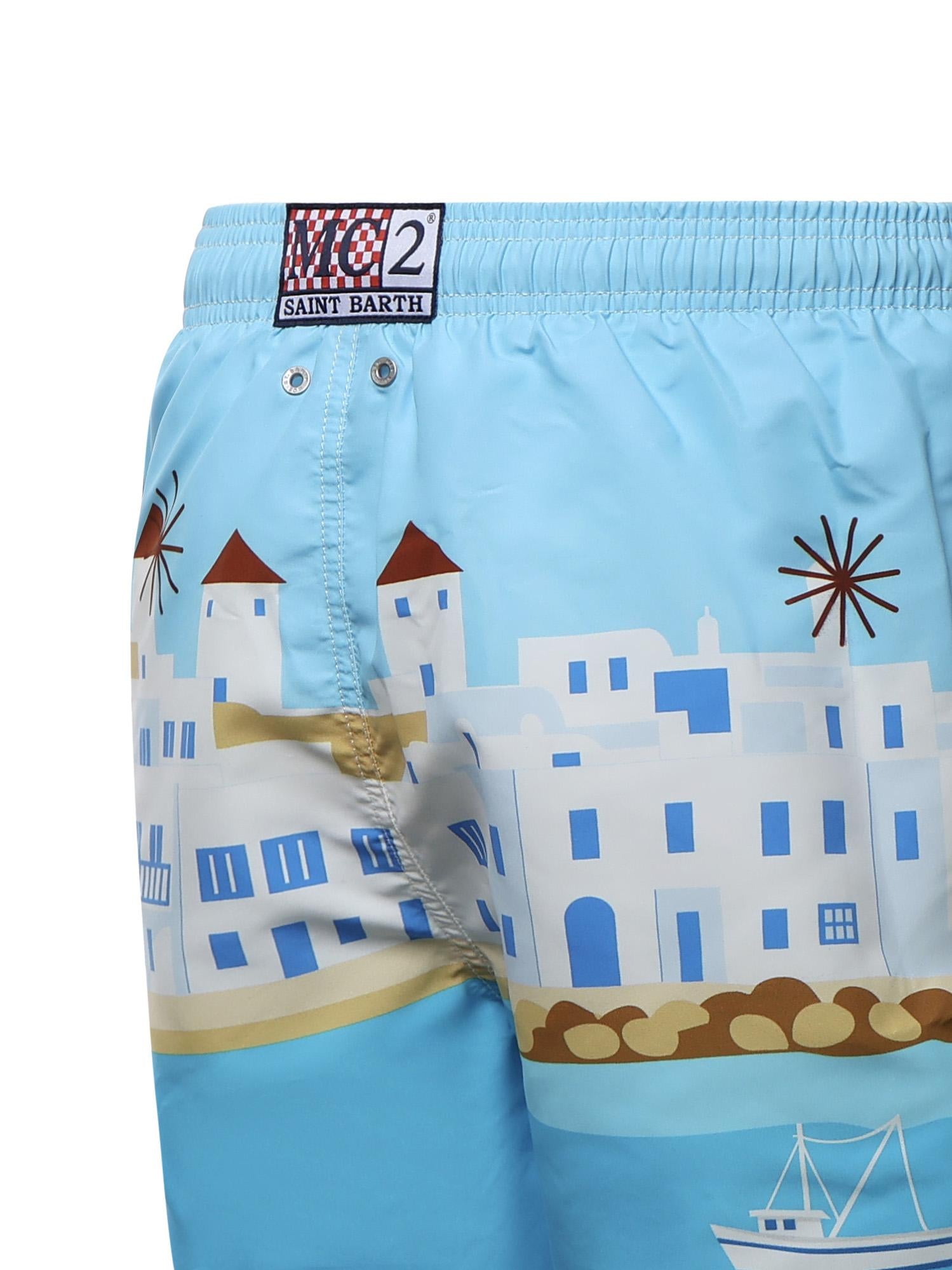Costume da bagno con stampa GUS0009 02284L MC2 SAINT BARTH 