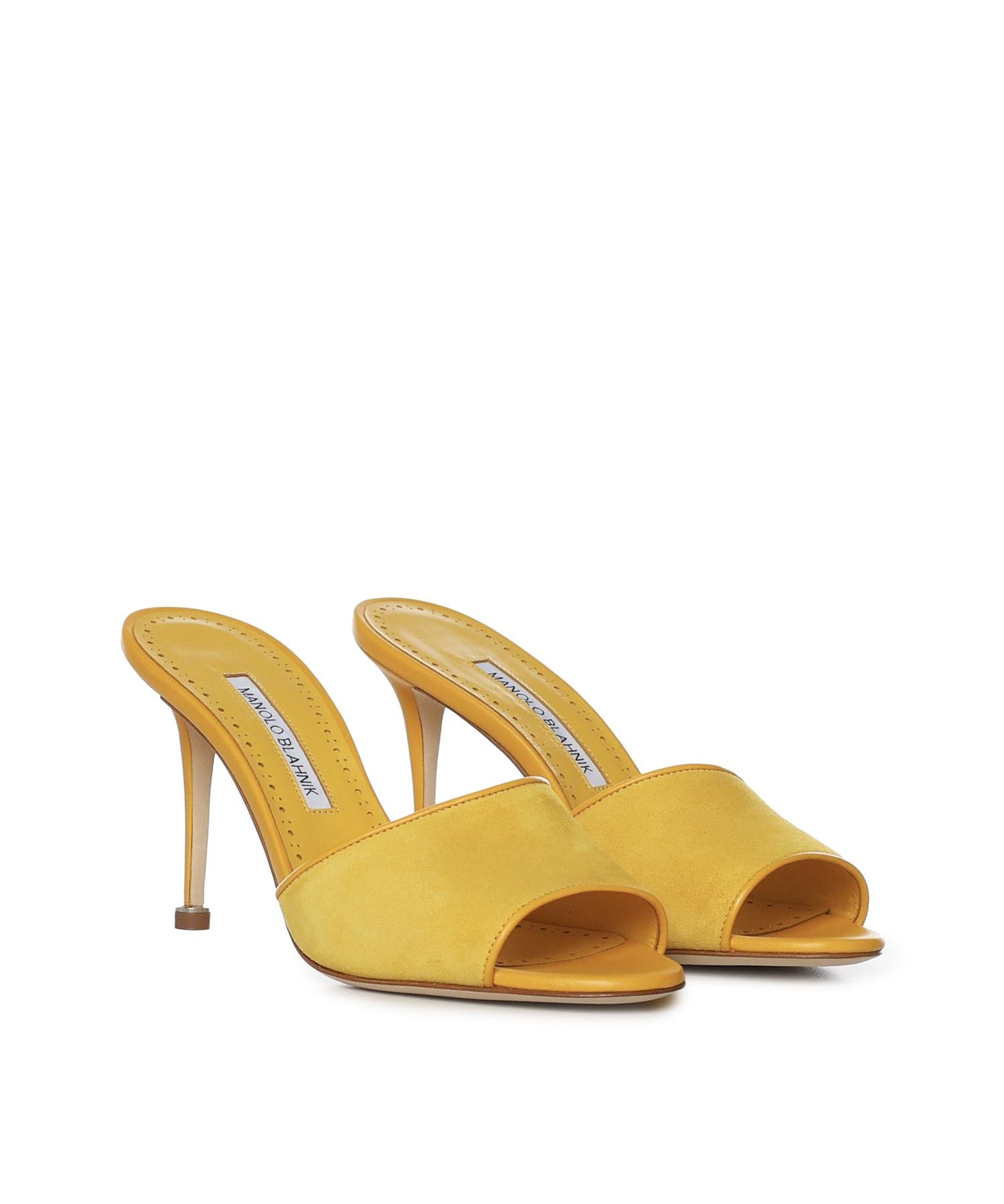 Mules Larache in suede 1263172 7329 MANOLO BLAHNIK 