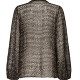 Blusa Harper in seta con stampa animalier HRP001 03047H MC2 SAINT BARTH 