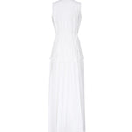Vestito chemisier Lily in cotone AUS5LILYW WHITE ALBERTO AUDENINO 