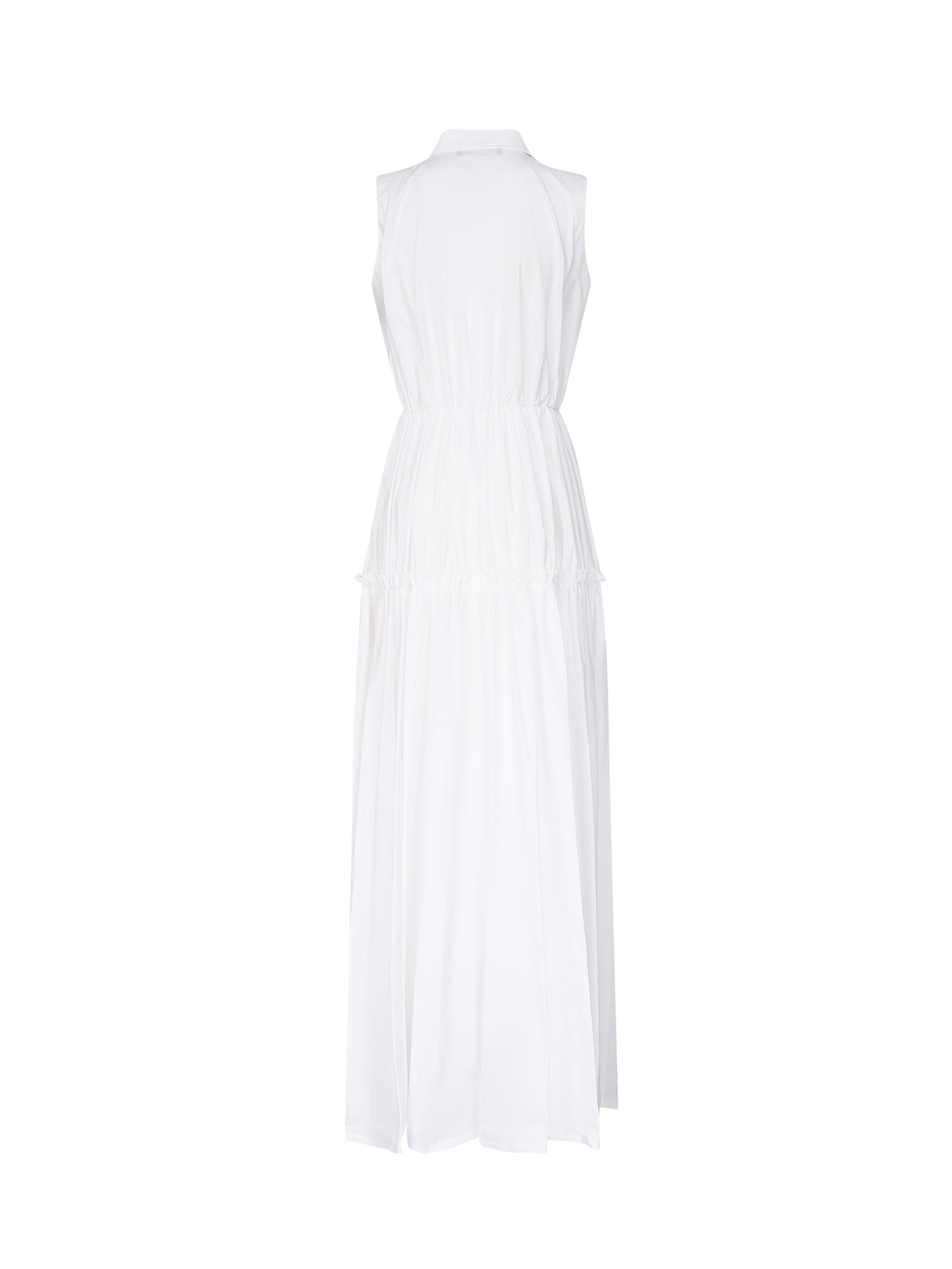 Vestito chemisier Lily in cotone AUS5LILYW WHITE ALBERTO AUDENINO 