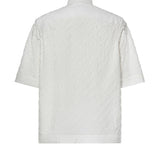 Camicia Intrecciato in popeline di cotone 852469 V6CX09107 BOTTEGA VENETA 