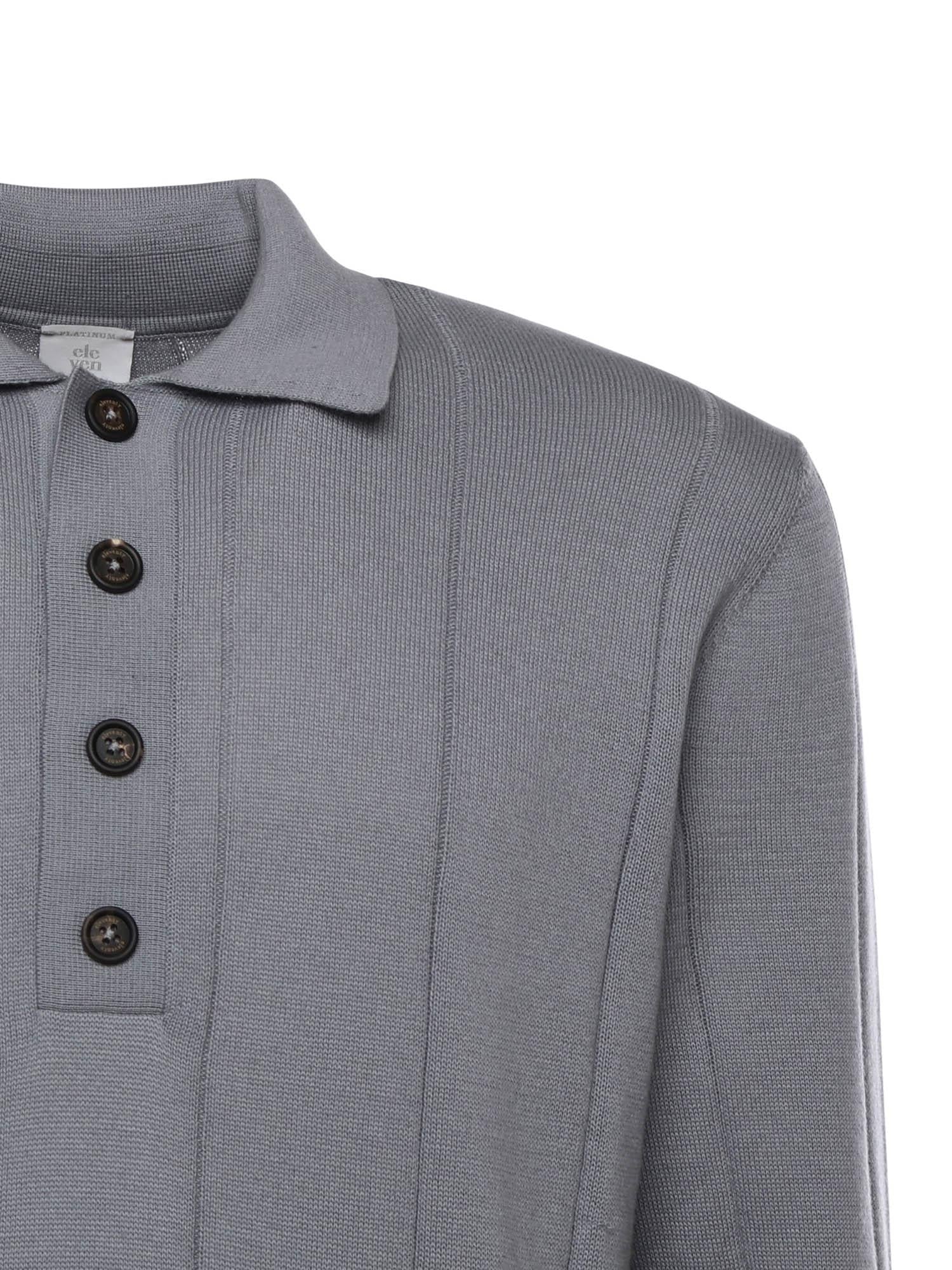 Polo in cotone e cashmere L76POLL09MAG0K007 08A ELEVENTY 