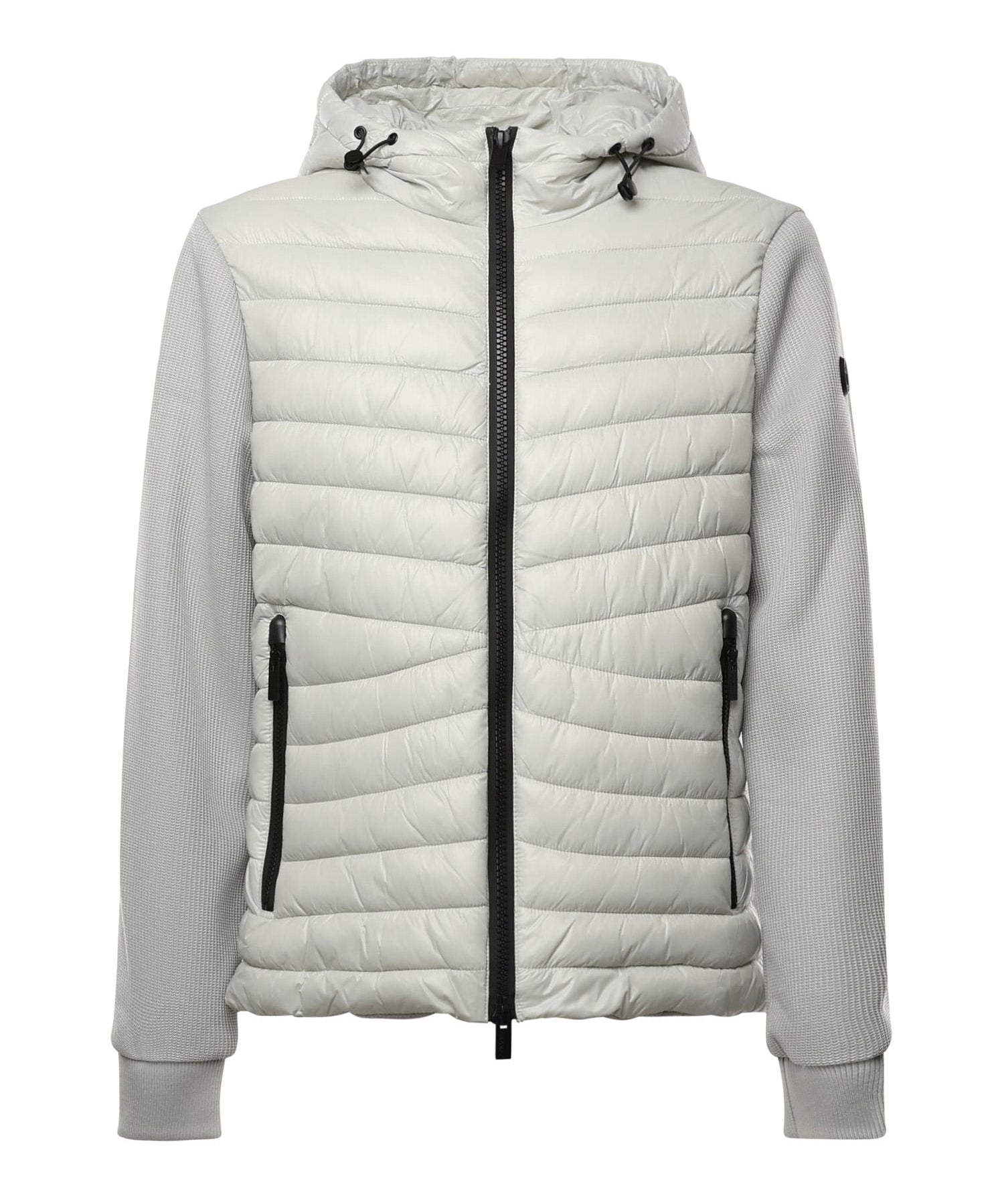 Giubbino con cappuccio e logo MK9940039 MASTICE MARKUP 