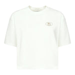 T-shirt cropped con logo <BR/> 8109055 B7078 BURBERRY 