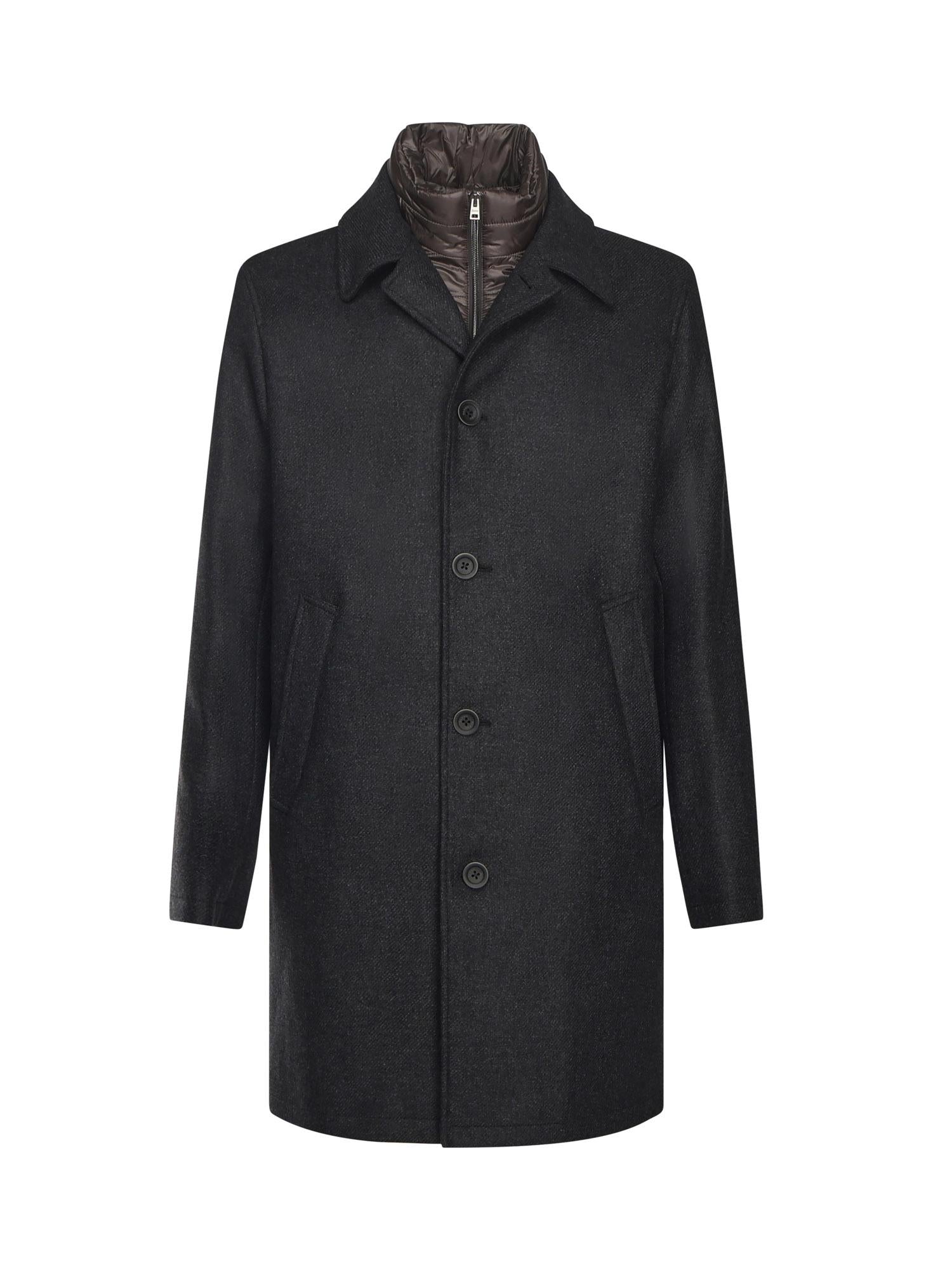 Cappotto monopetto in misto lana CA000215U 33432R9490 HERNO 