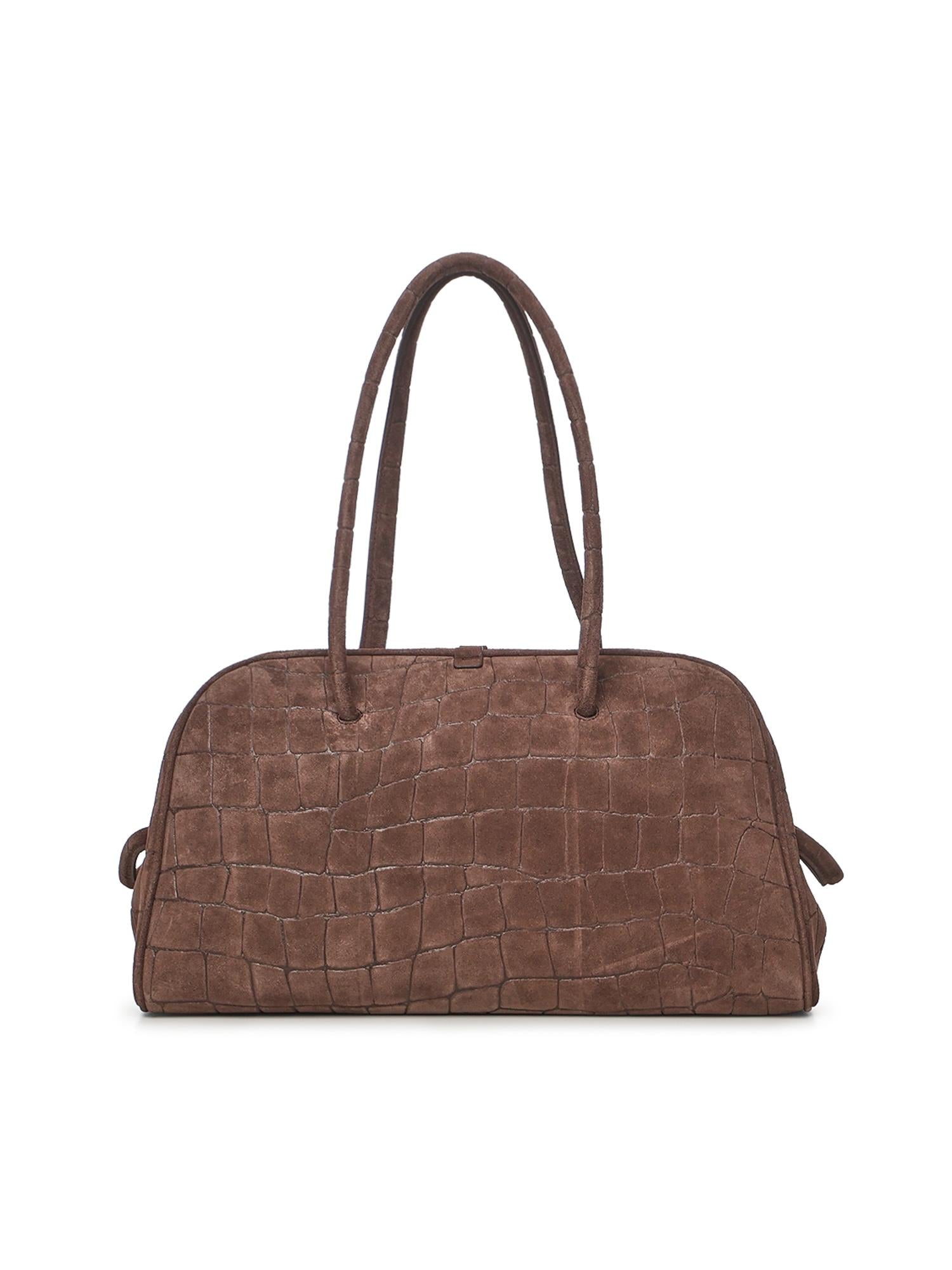 Borsa bowling in pelle scamosciata 25EBAU00417AC07A09 880 JACQUEMUS 