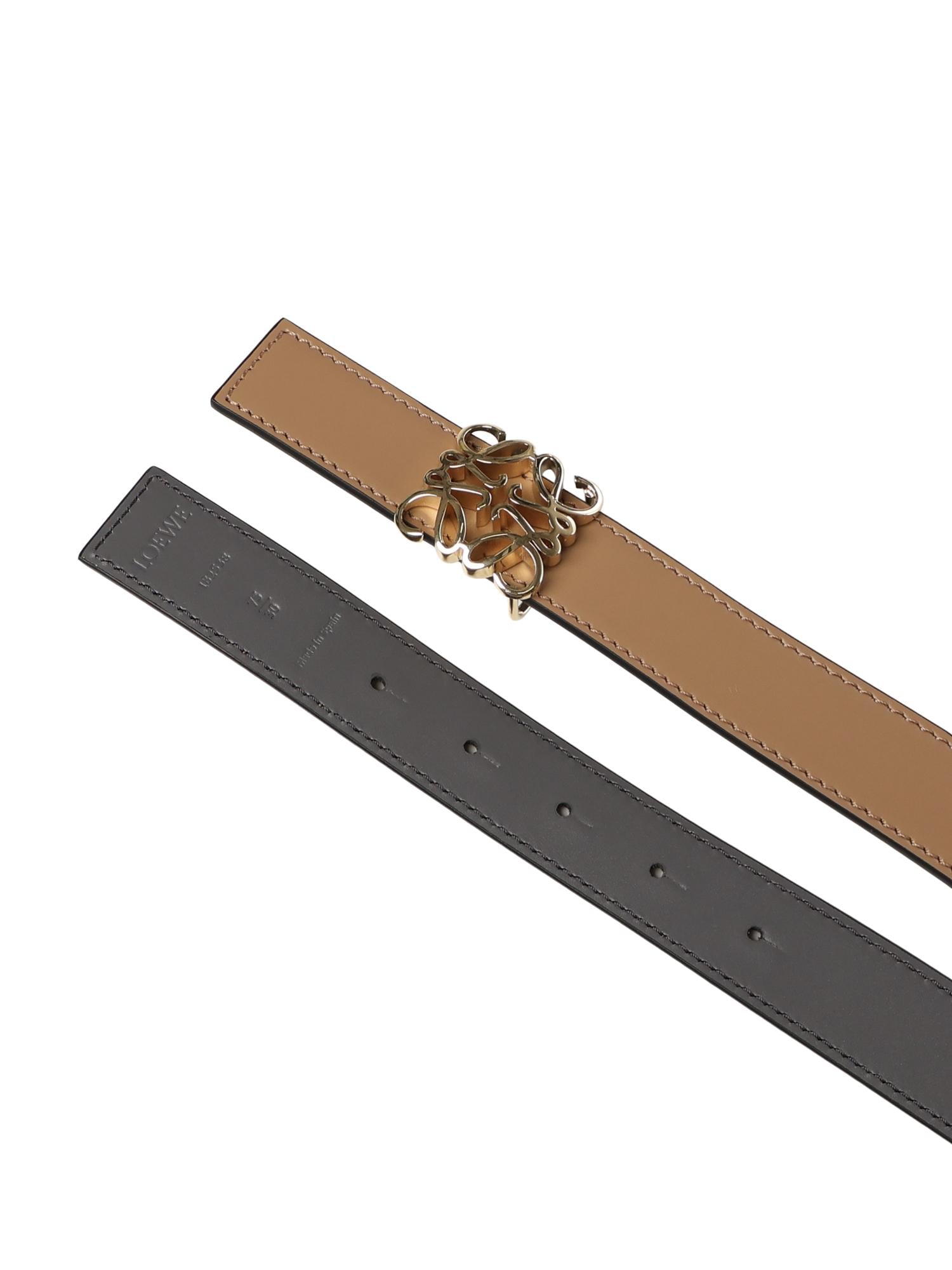 Cintura Anagram in pelle di vitello E821Z26X11 7993 LOEWE 