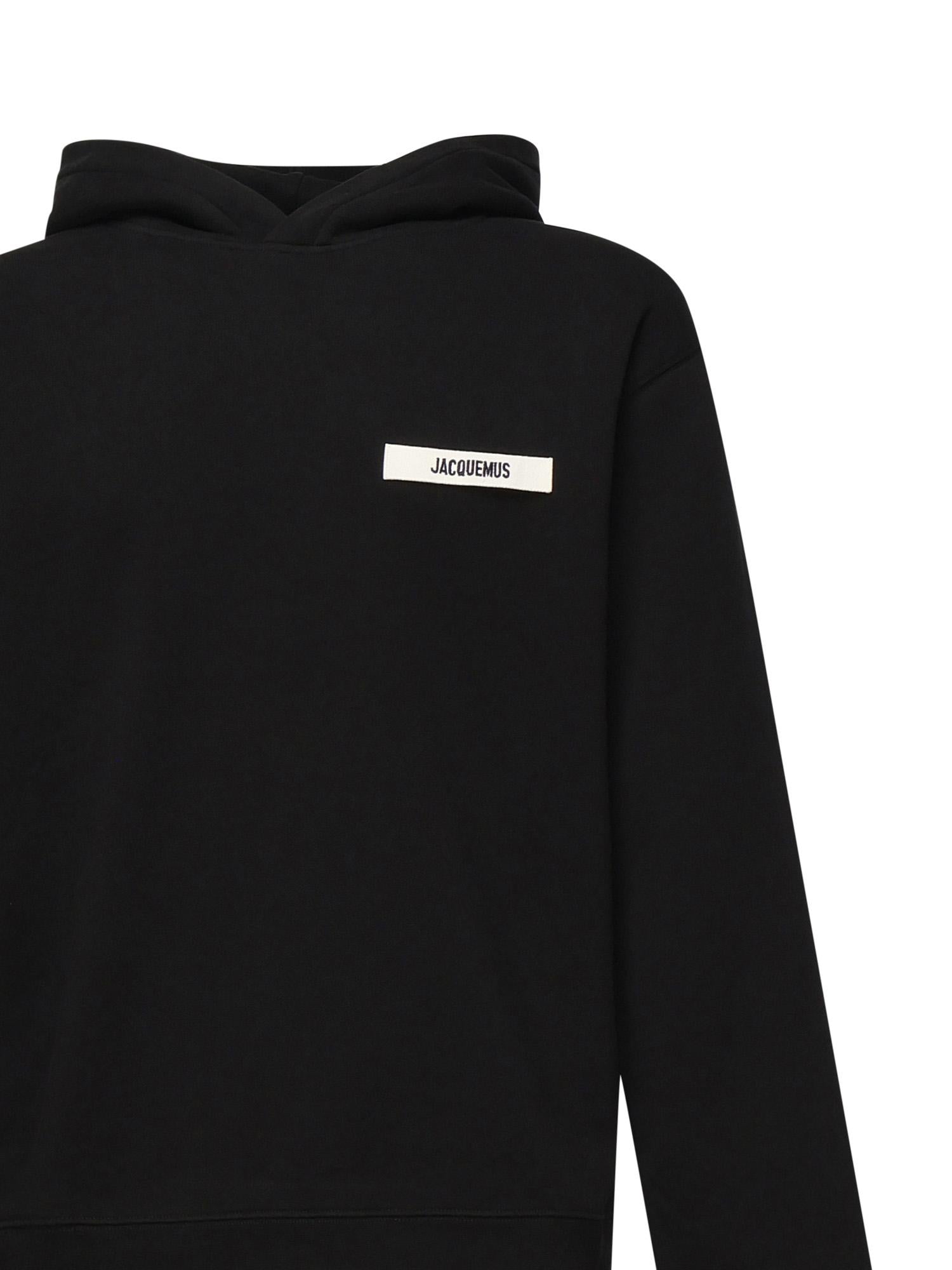 Felpa le hoodie gros grain 25EHOM00247AJ00126 990 JACQUEMUS 