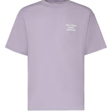 T-shirt Slogan in cotone KTS203CO002 LAV Drôle de Monsieur 