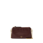 Borsa a tracolla Mini Double Bag in pelle 105359 A0QOR49Q PINKO 
