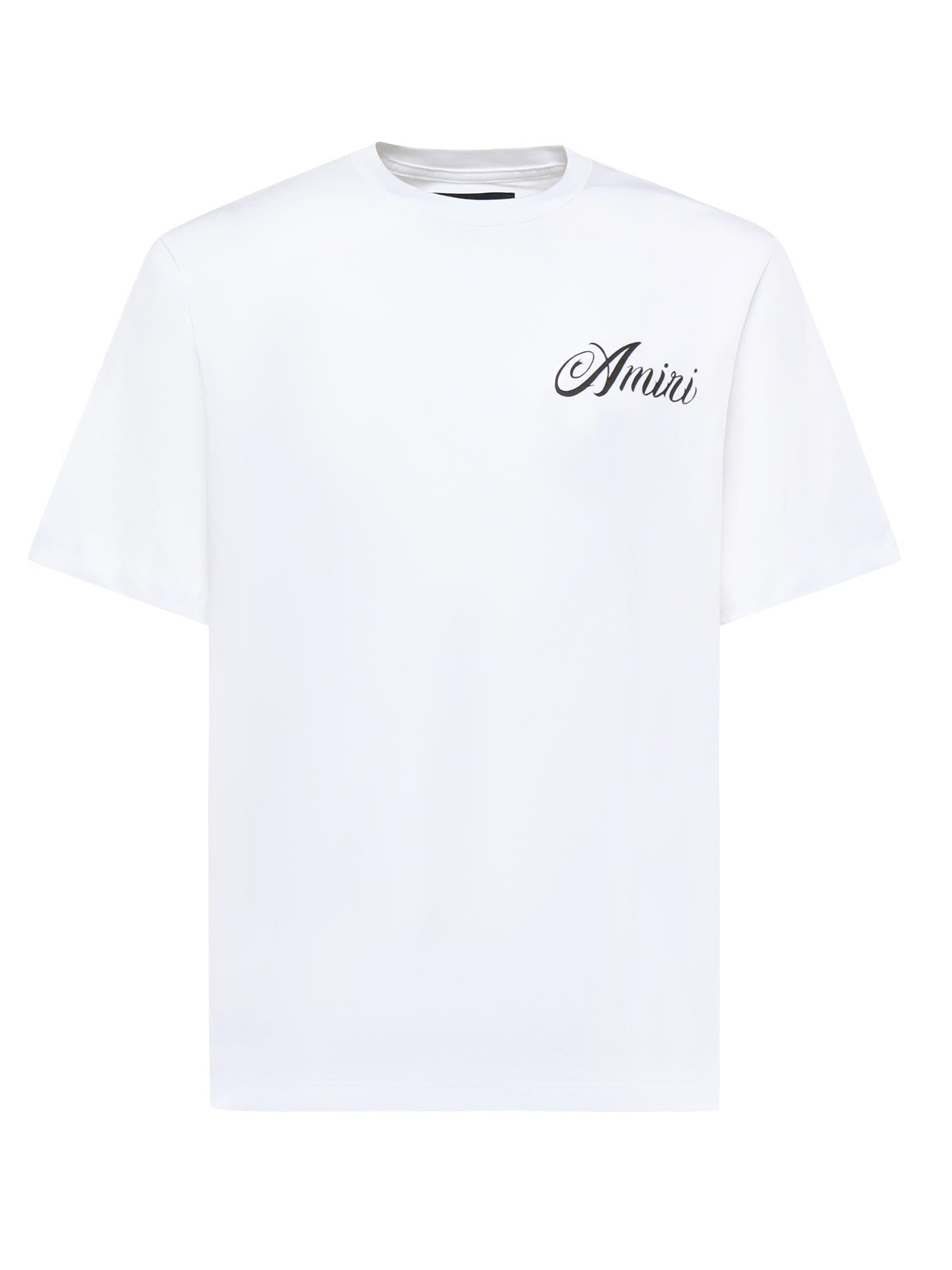 T-shirt con logo AMTOJR1010 100 AMIRI 