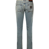 Jeans modello Regular cinque tasche realizzato in denim GYJCCD G8ME5S9001 DOLCE & GABBANA 