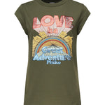 T-shirt con stampa 104603 A2D7V49 PINKO 