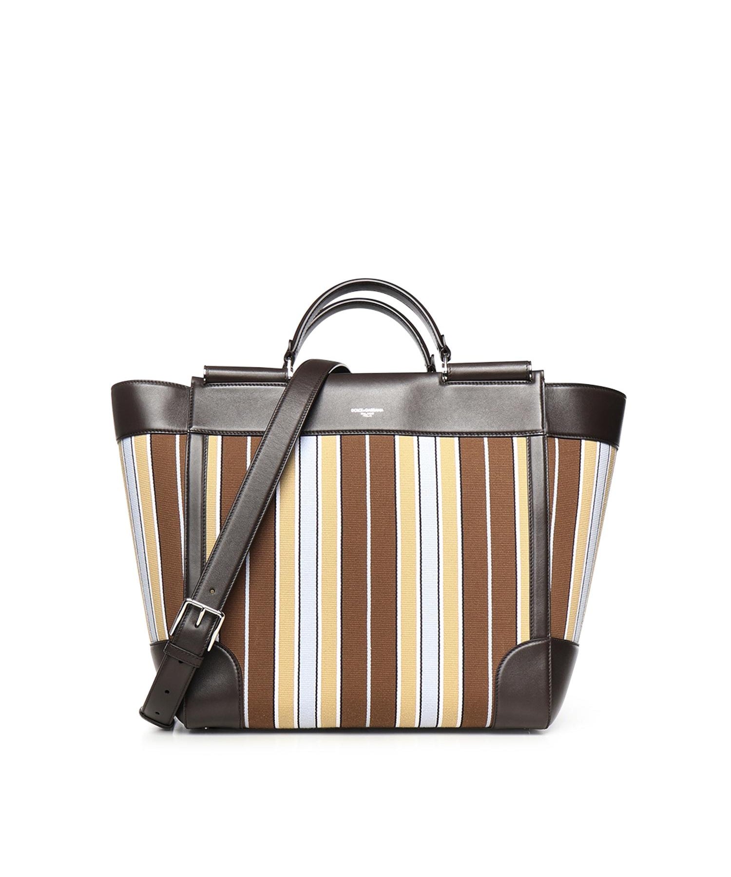 Borsa a mano Sicily in tessuto jacquard a righe BM2448 B03798S739 DOLCE & GABBANA 