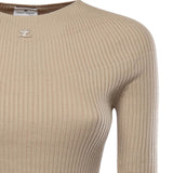 Maglione Solar a costine 125MPU130FI0049 1054 COURREGES 