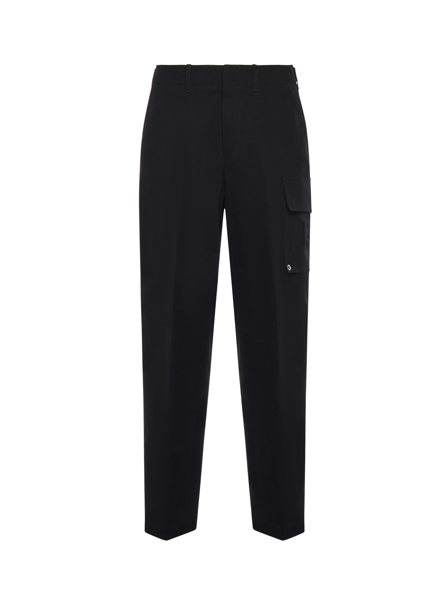 Pantaloni in gabardine di cotone FB1091 AQMVF0QA1 FENDI 