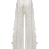 Pantaloni in pizzo KII0001 08938L MC2 SAINT BARTH 