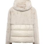 Piumino in nylon con pelliccia 25WBLDC02178 006646907 BLAUER 