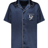 Camicia con ricamo logo G5LH3Z FU1AUB6712 DOLCE & GABBANA 