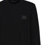 Maglia girocollo in lana con etichetta logata GXO39T JEMQ4N0000 DOLCE & GABBANA 