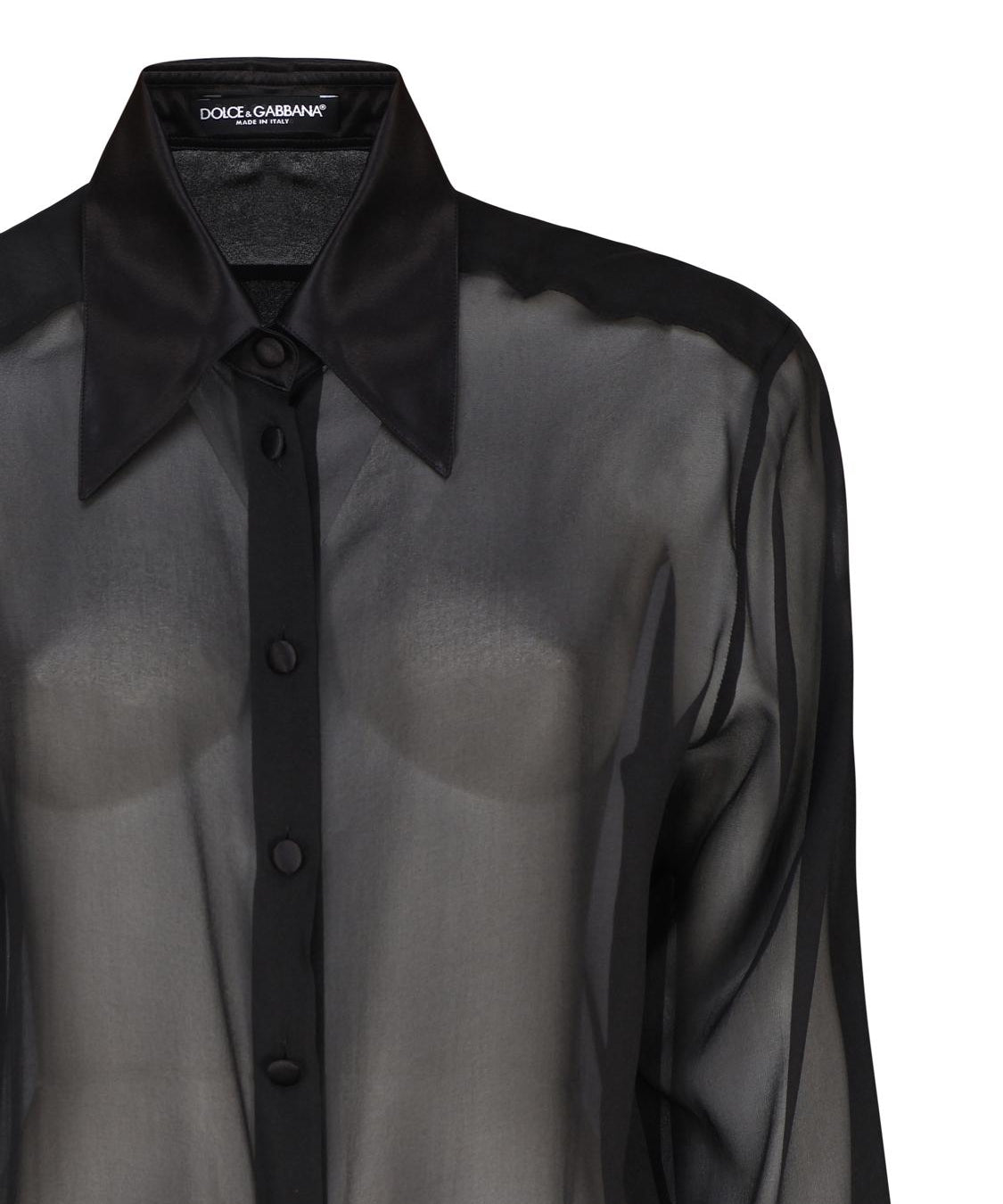 Camicia in chiffon di seta F5R42T FU1ATN0000 DOLCE & GABBANA 