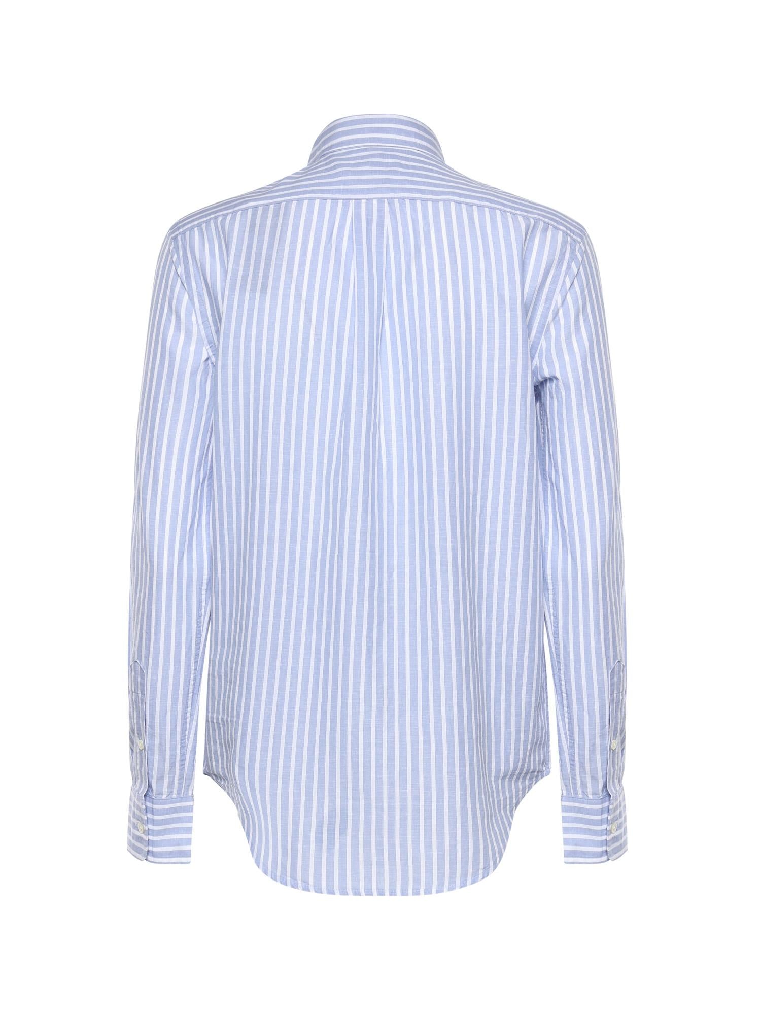 Camicia in cotone e lino con logo 211971514 503 POLO RALPH LAUREN 
