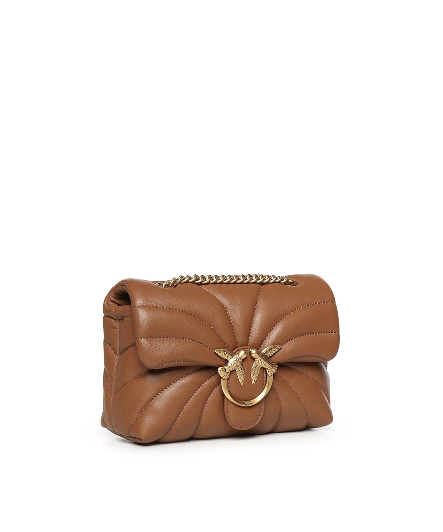 Mini bag Love Bag Puff Butterfly a tracolla in nappa 100039 A1EXL17Q PINKO 