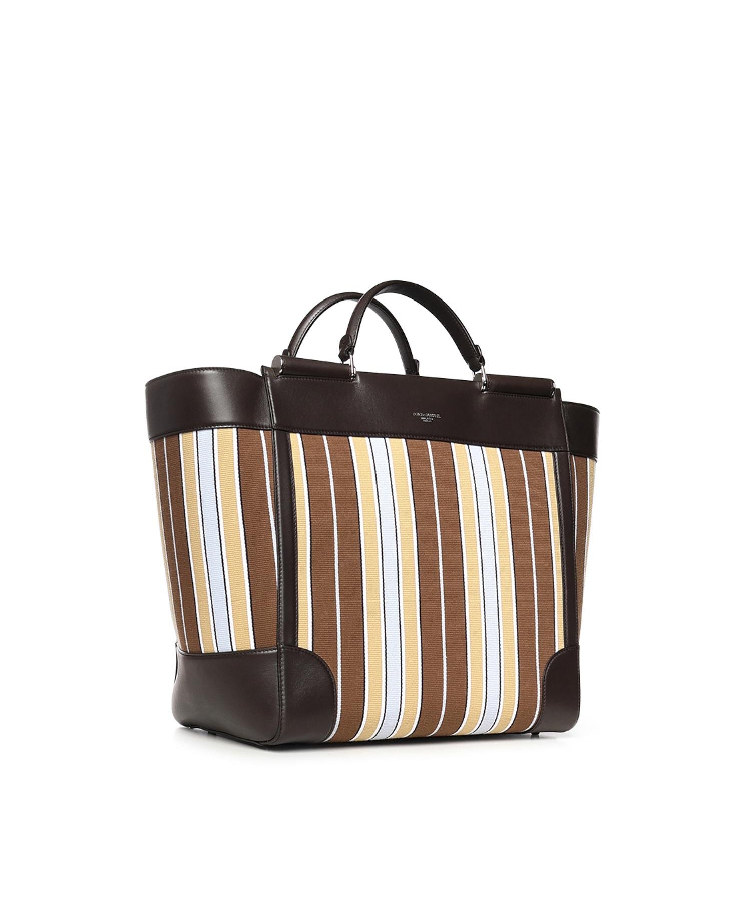 Borsa a mano Sicily in tessuto jacquard a righe BM2448 B03798S739 DOLCE & GABBANA 