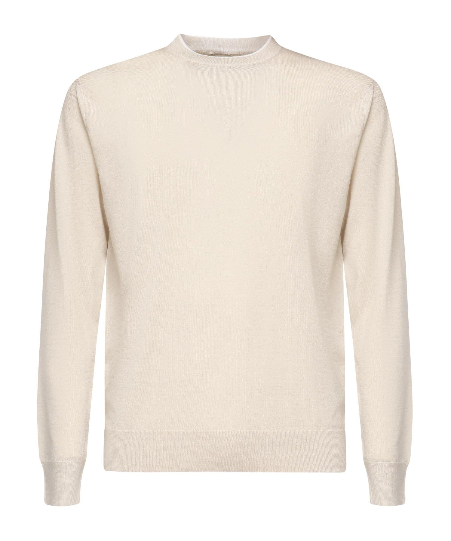 Maglia girocollo in lana e seta L76MAGL36MAG0L018 02-01 ELEVENTY 