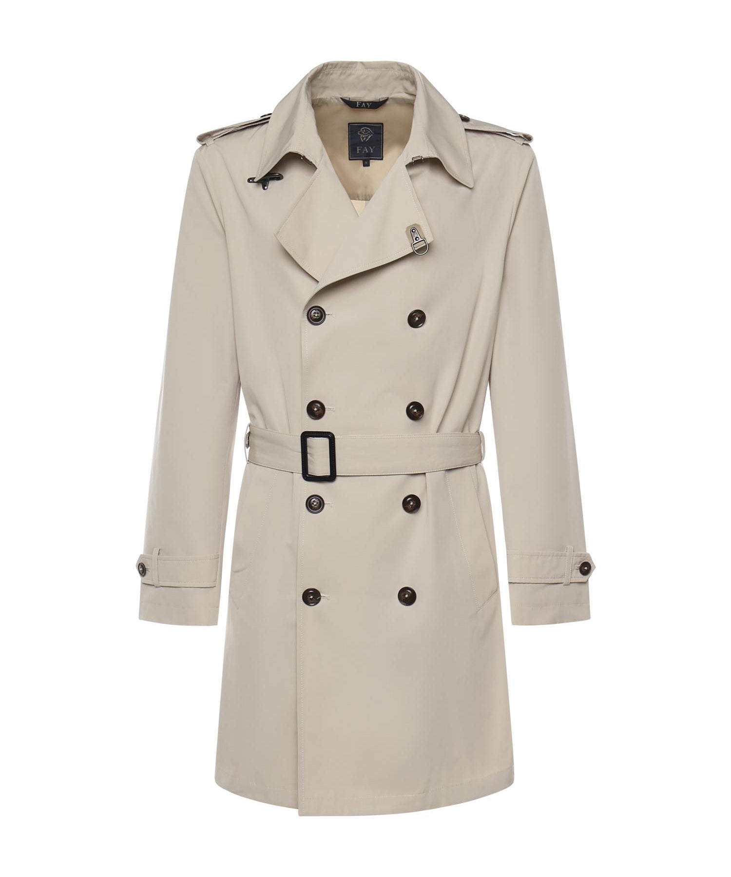 Trench in microfaille misto cotone NAM60520320ZAV C002 FAY 