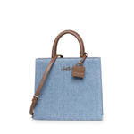 Borsa Shop Midi in denim e pelle SHBM0001 00009L MC2 SAINT BARTH 