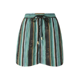 Shorts a righe in cotone 106991 A3CHSD3 PINKO 