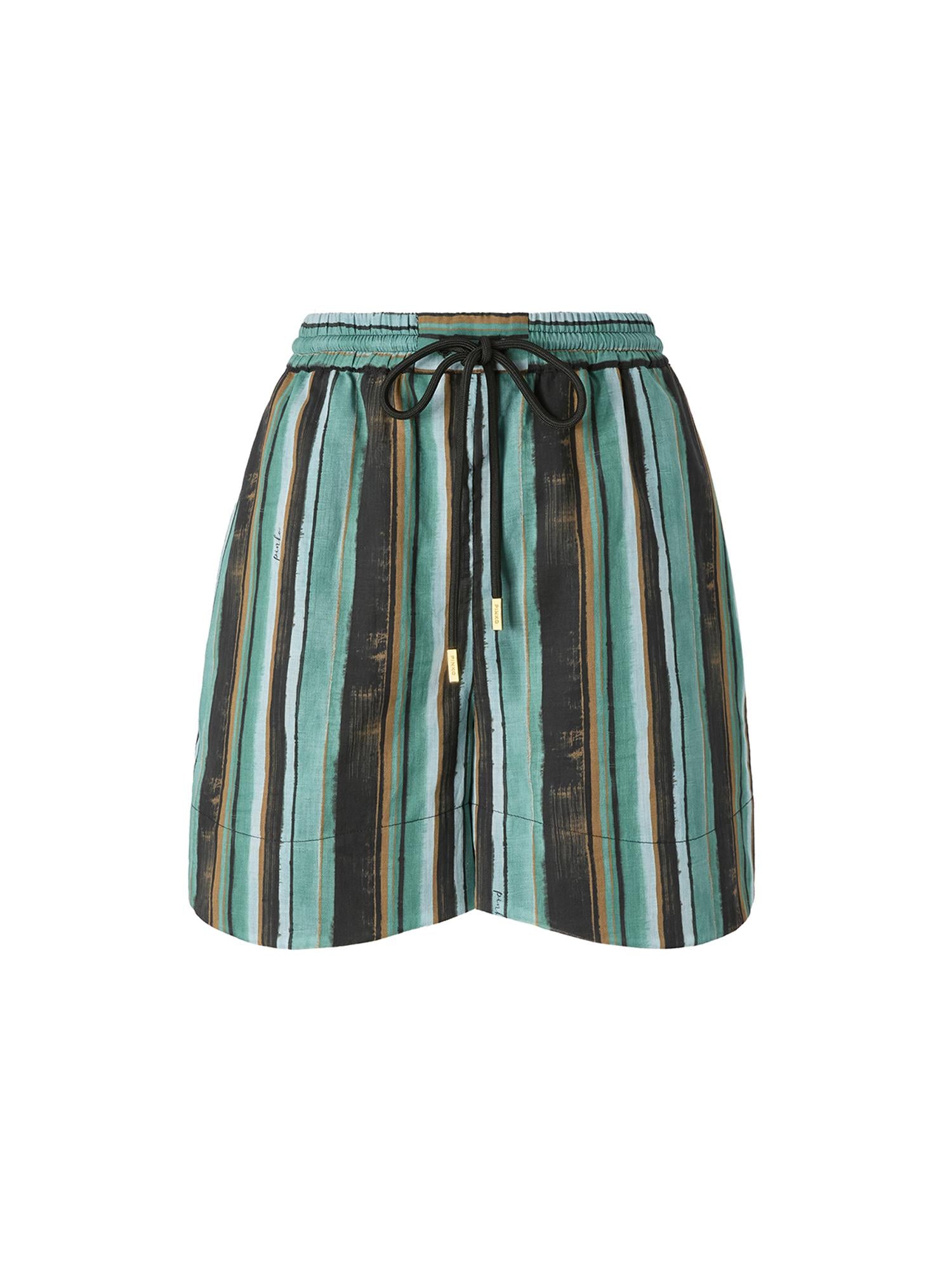 Shorts a righe in cotone 106991 A3CHSD3 PINKO 