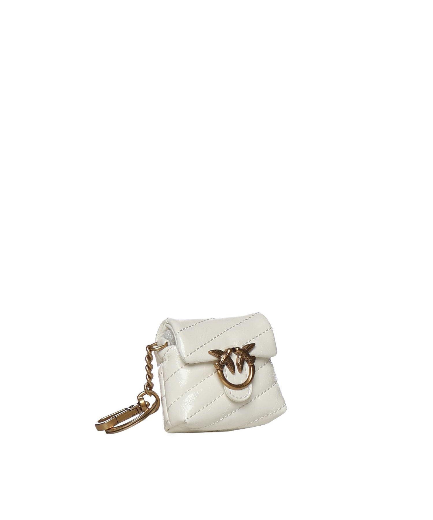 Custodia AirPods Love Bag Puff in pelle lucida 105869 A37OZ14Q PINKO 