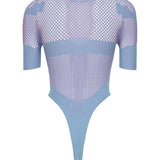 Vivian Bodysuit SS24CSW144 CORE SHAPEWEARCRYPTO BLUE POSTER GIRL 