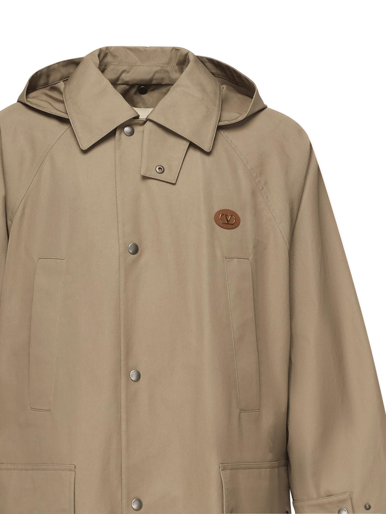 Trench con cappuccio e logo 7V3CHB90 AWVE04 VALENTINO GARAVANI 
