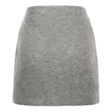 Minigonna in maglia<BR/> RS26123SK GR SELF-PORTRAIT 