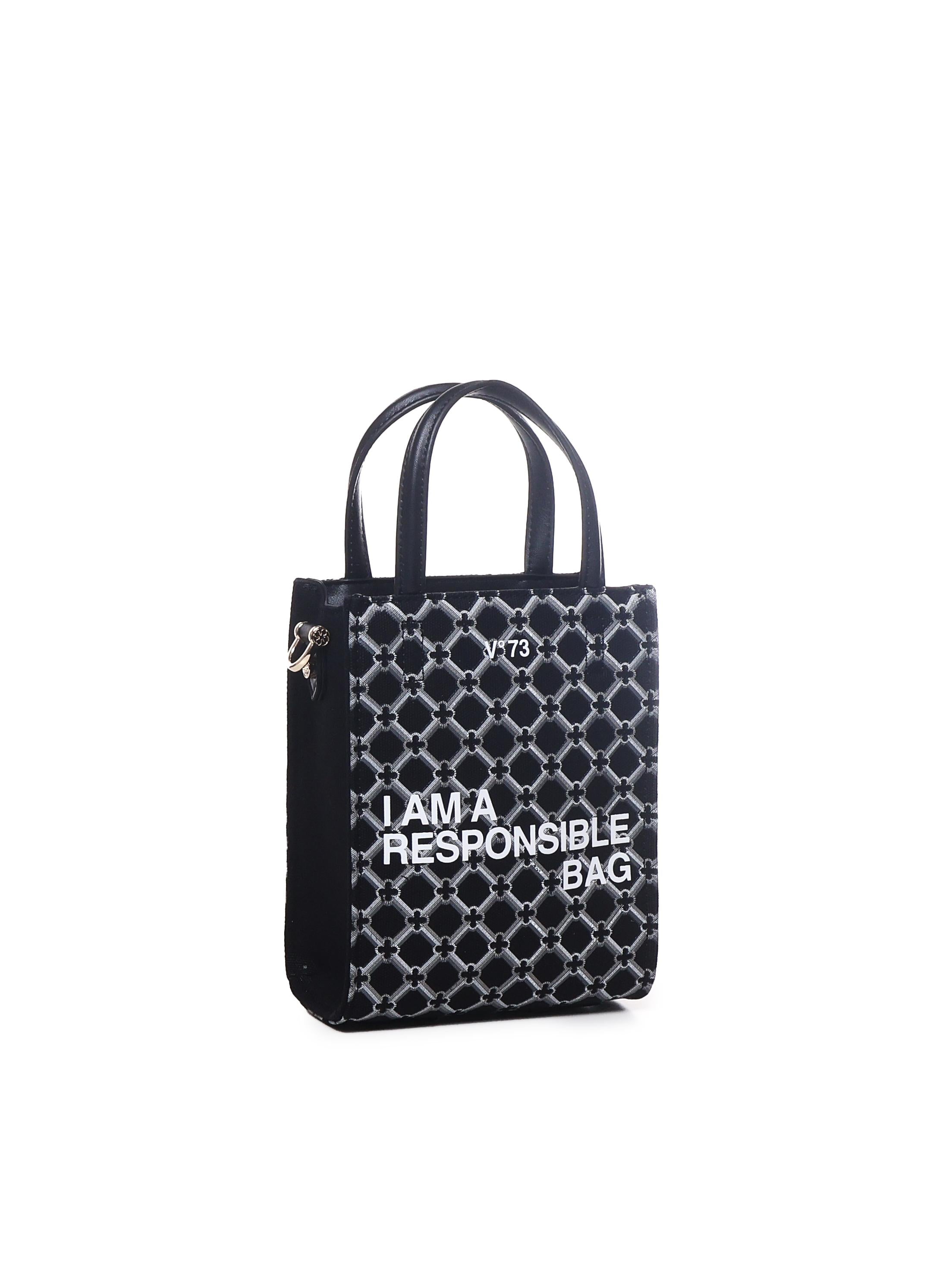 Shopping bag Responsibility 73BS7Q903 RESPONSIBILITY LOGONERO V° 73 
