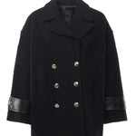 Cappotto caban doppiopetto in bouclé 105559 A2SHG02 PINKO 
